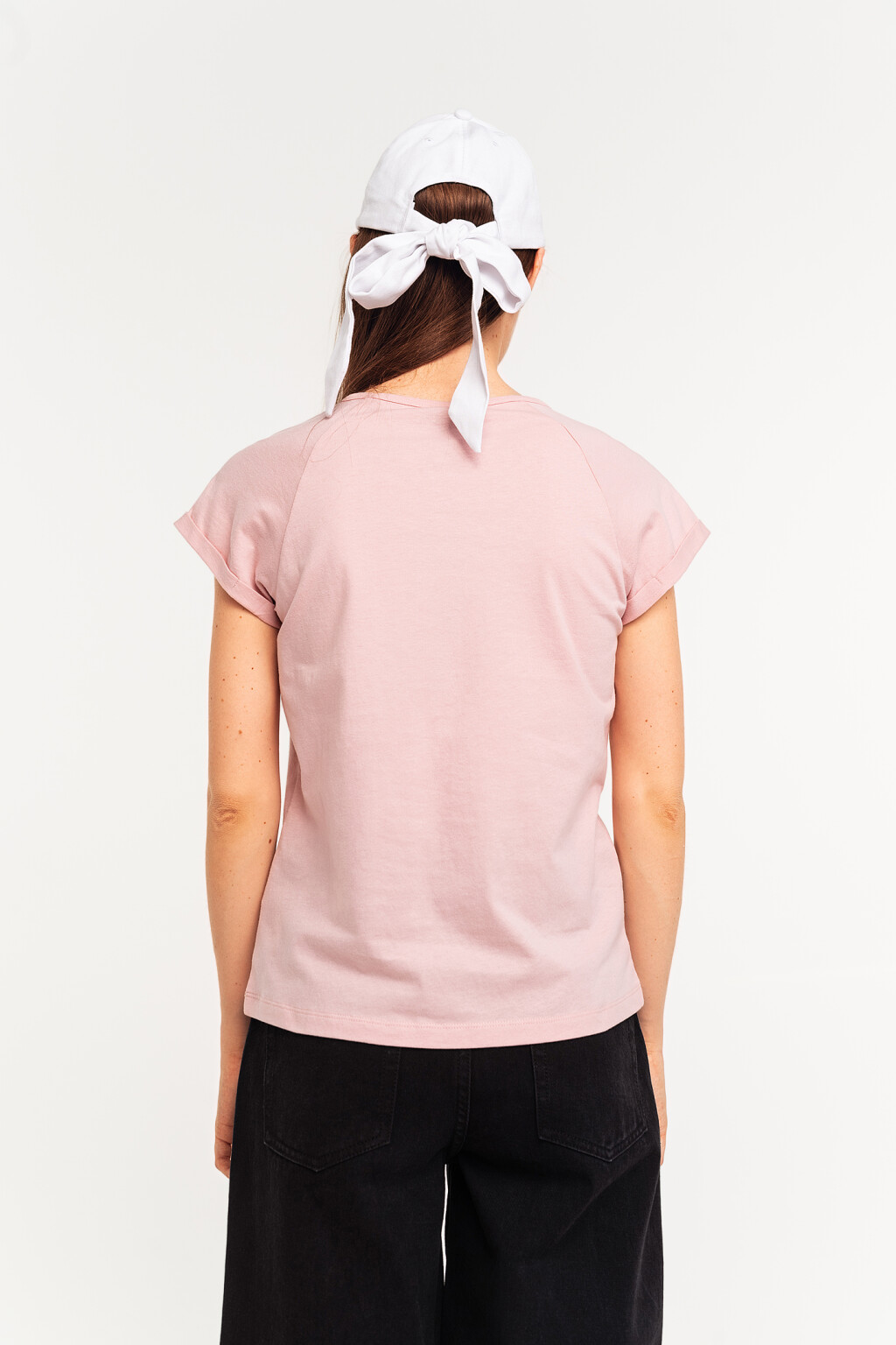 футболка хлопковая с рукавом реглан - цвет розовый - 4