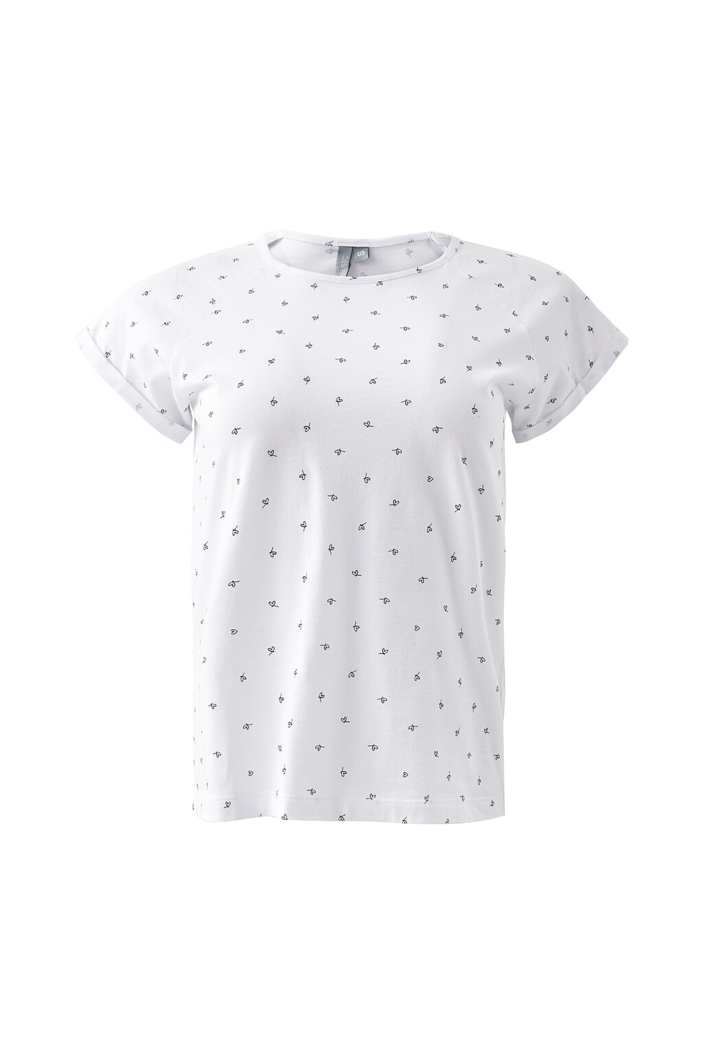 Футболка хлопковая с рукавами реглан - цвет белый - 7