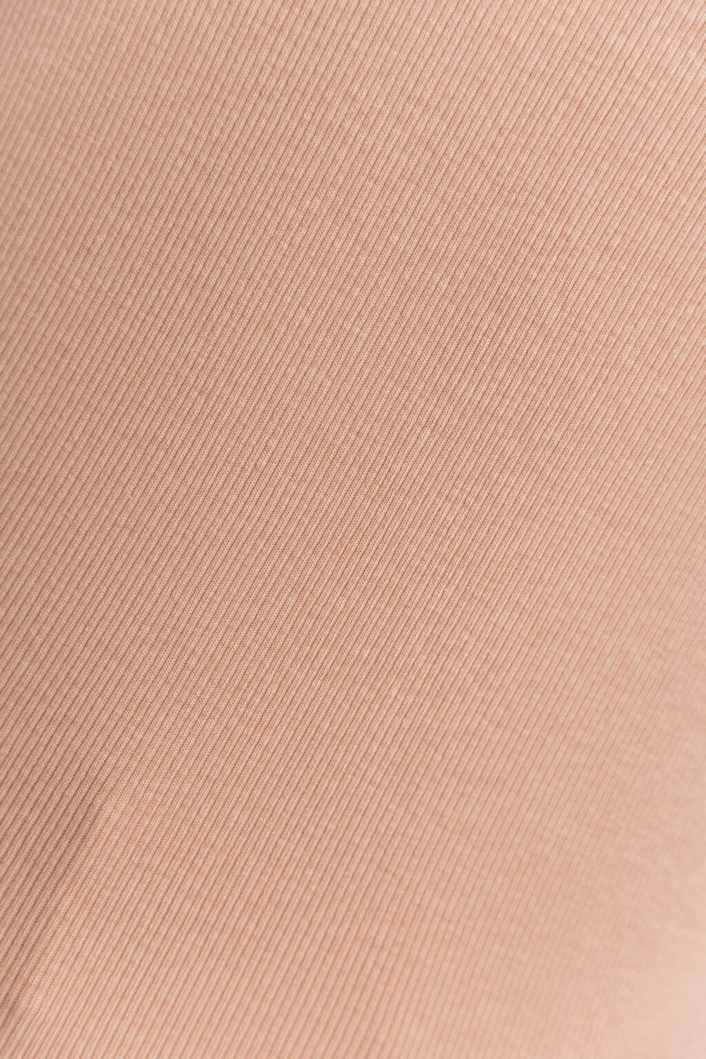 Майка хлопковая в мелкий рубчик - цвет коричневый - 7