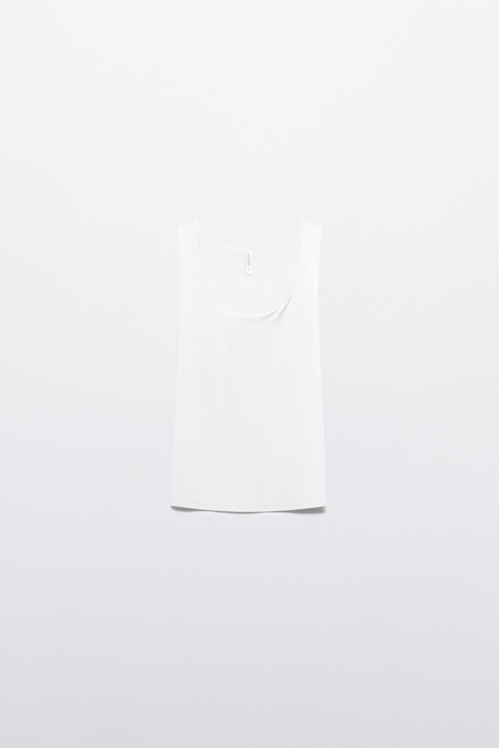 Майка SAMANTA базовая с подкладкой на груди - цвет белый - 7