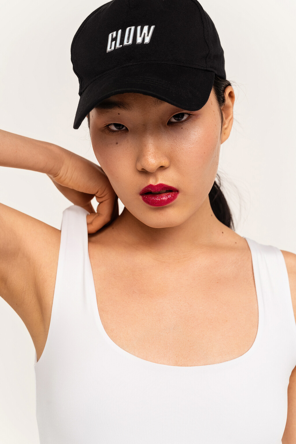 Топ эластичный спортивный на широких бретелях - цвет бежевый - 2