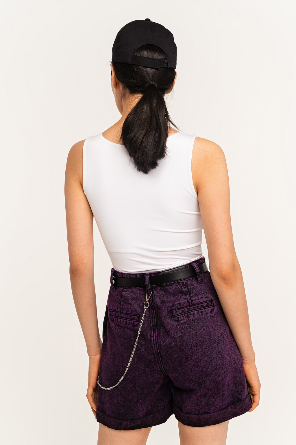 Топ эластичный спортивный на широких бретелях - цвет бежевый - 4