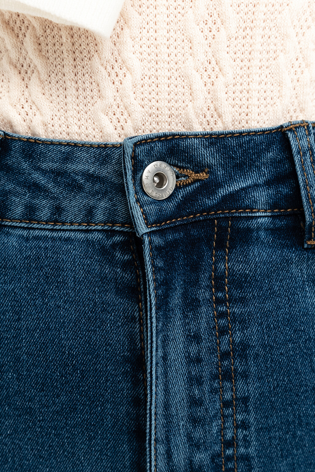 Джинсы skinny с высокой посадкой - цвет голубой - 11