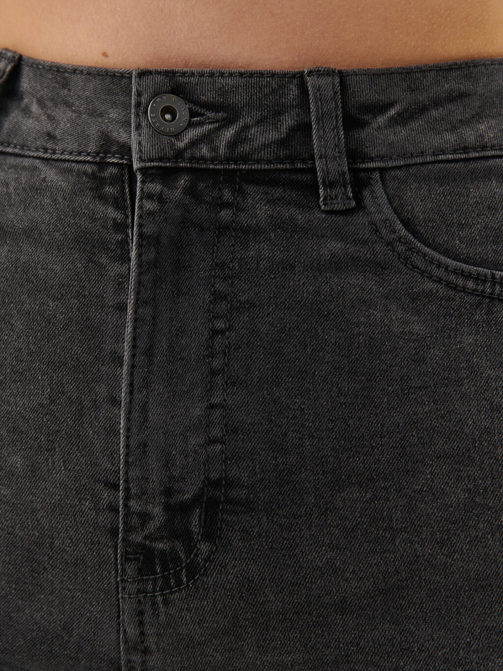 Джинсы skinny с высокой посадкой - цвет серый - 6