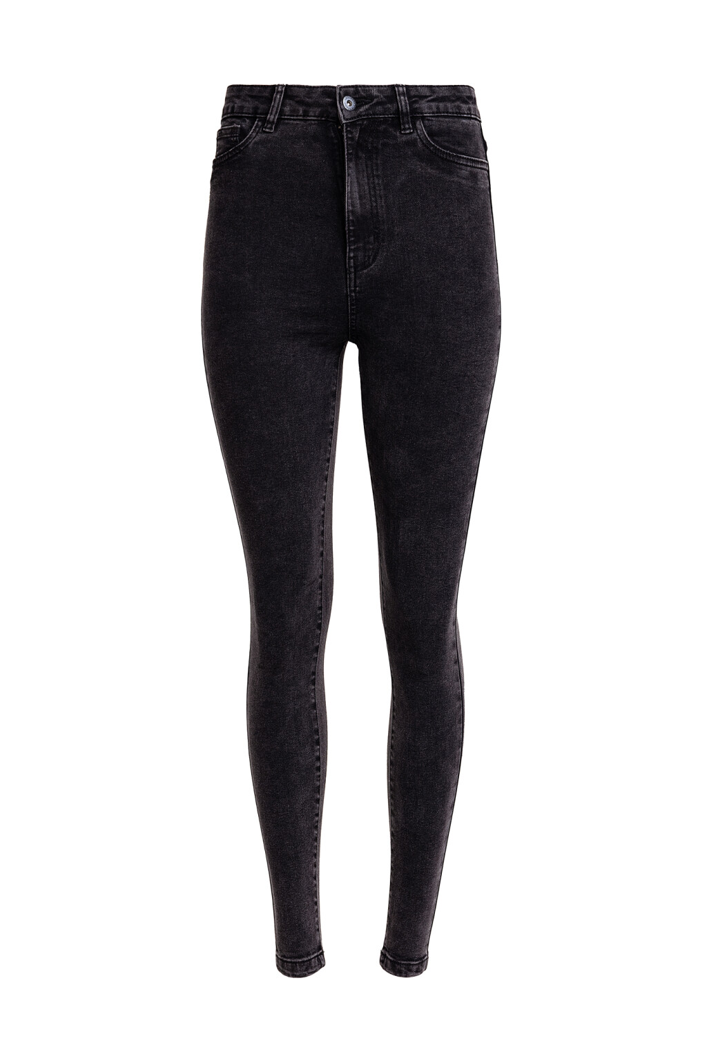 Джинсы skinny с высокой посадкой - цвет серый - 8