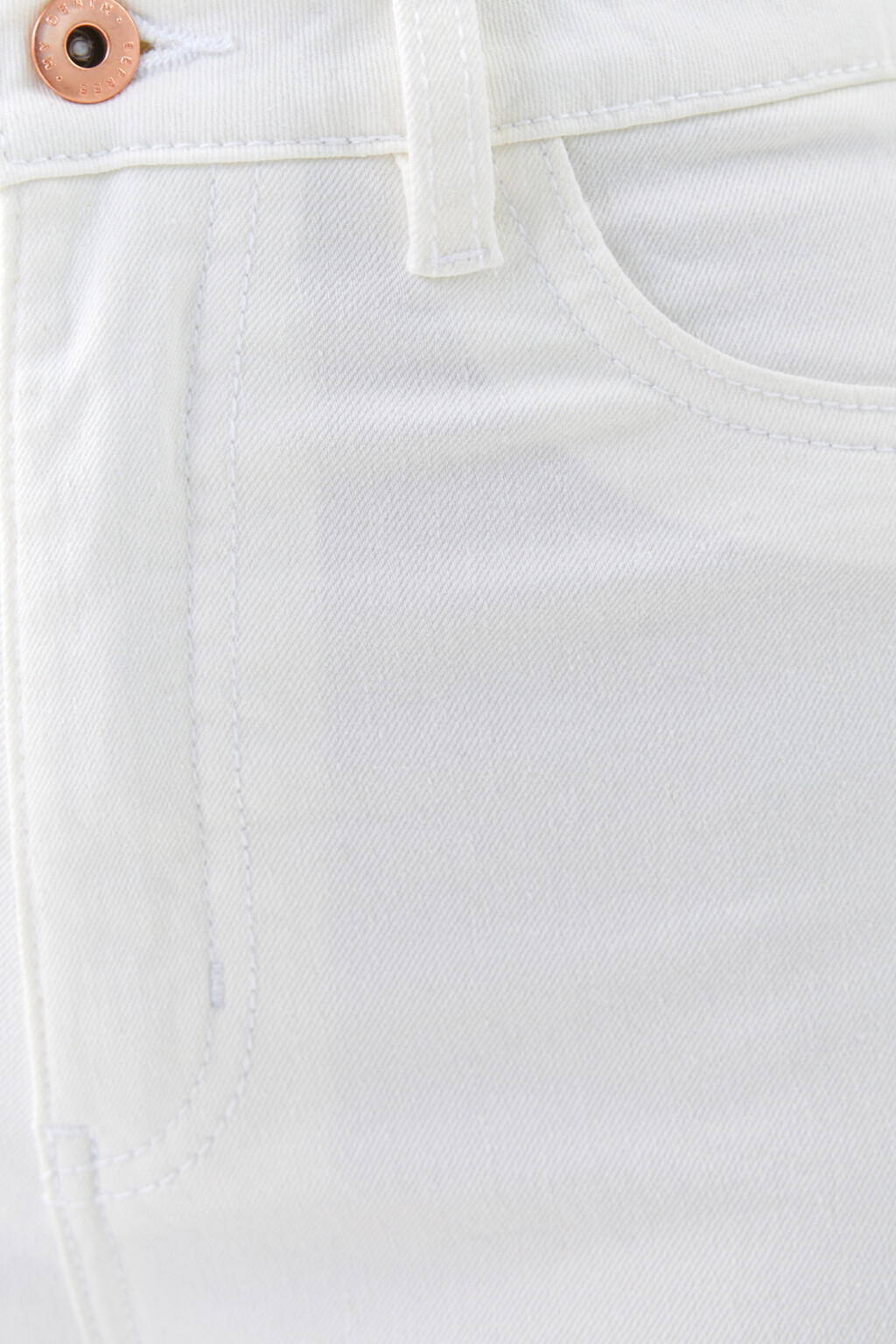 Джинсы skinny с высокой посадкой - цвет белый - 5