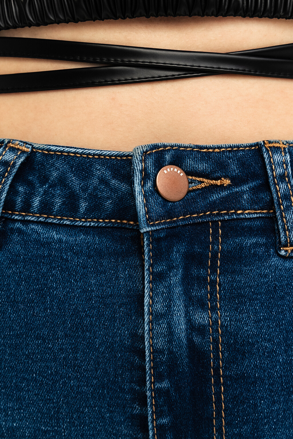 Джинсы skinny с высокой посадкой - цвет голубой - 7