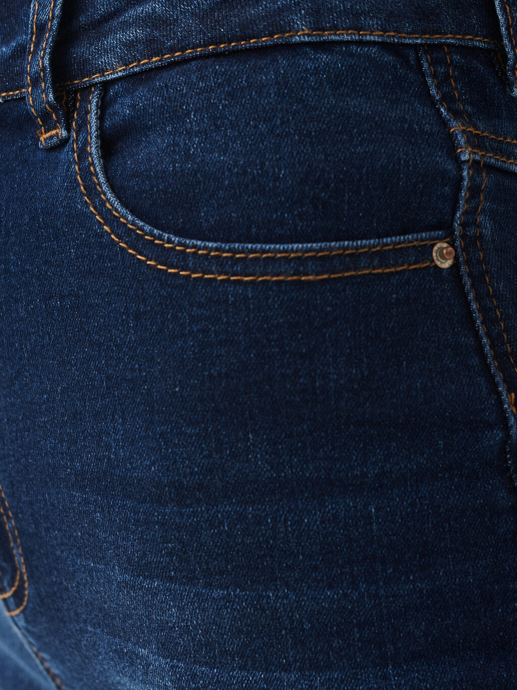 Джинсы skinny с высокой посадкой - цвет синий - 5
