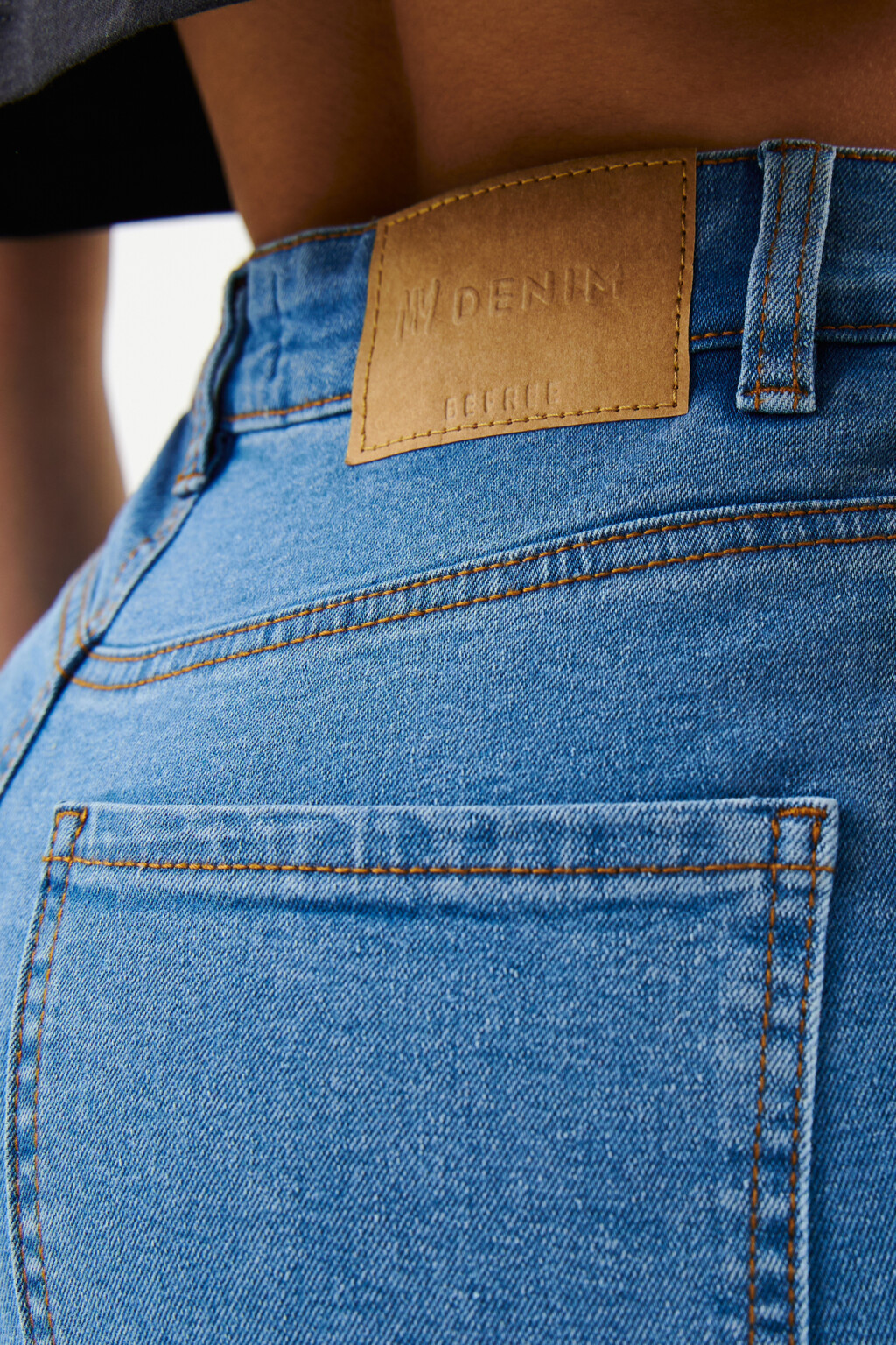 Джинсы skinny с высокой посадкой - цвет голубой - 6