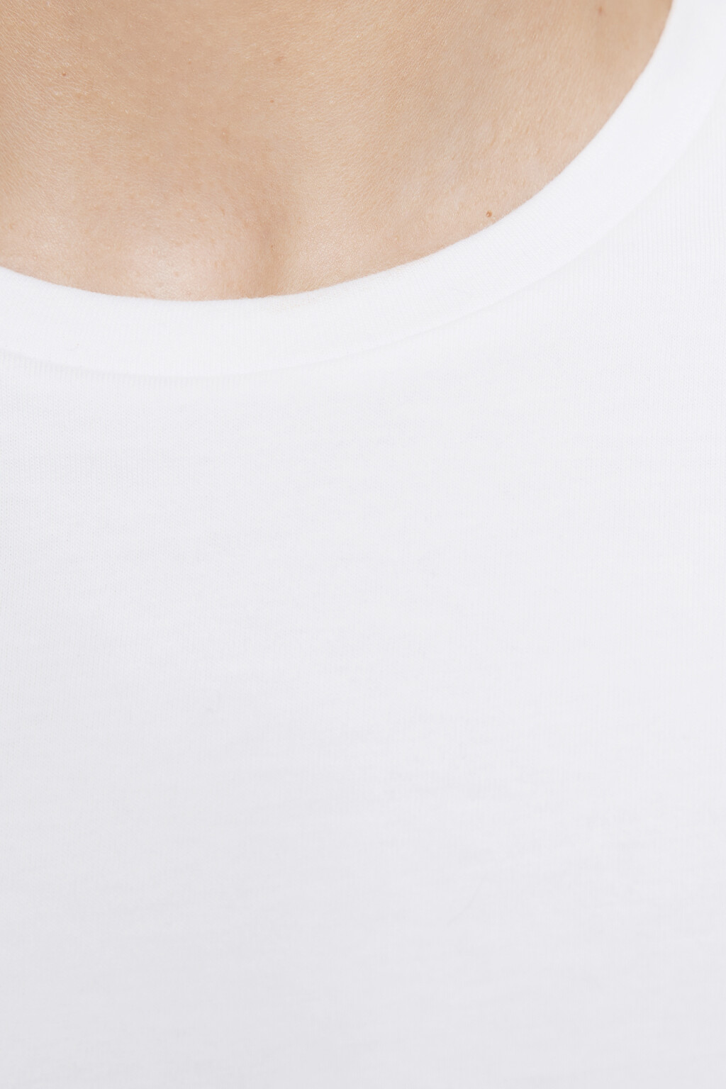 Футболка SLIM хлопковая базовая - цвет белый - 6