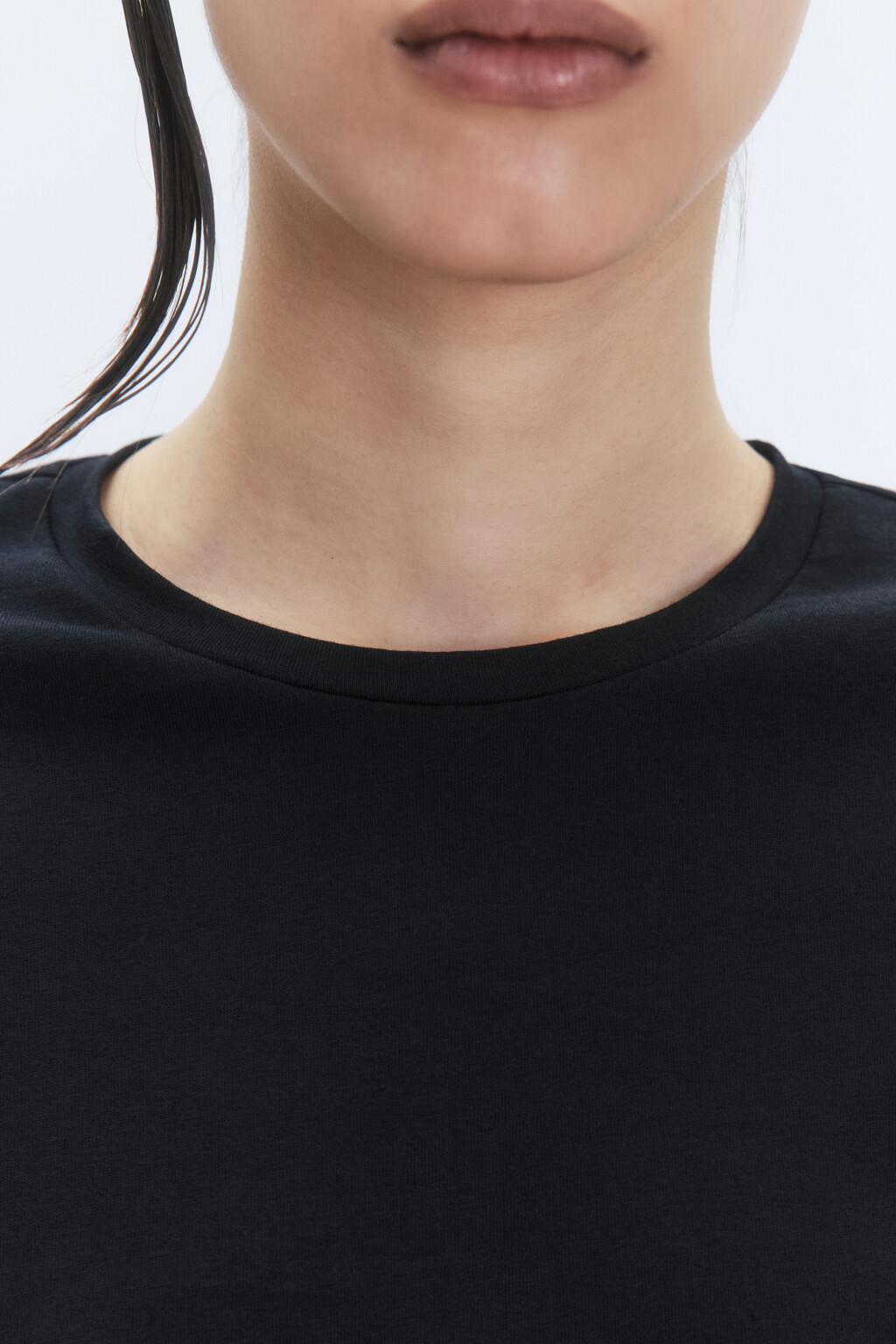 Футболка SLIM базовая хлопковая - цвет черный - 6