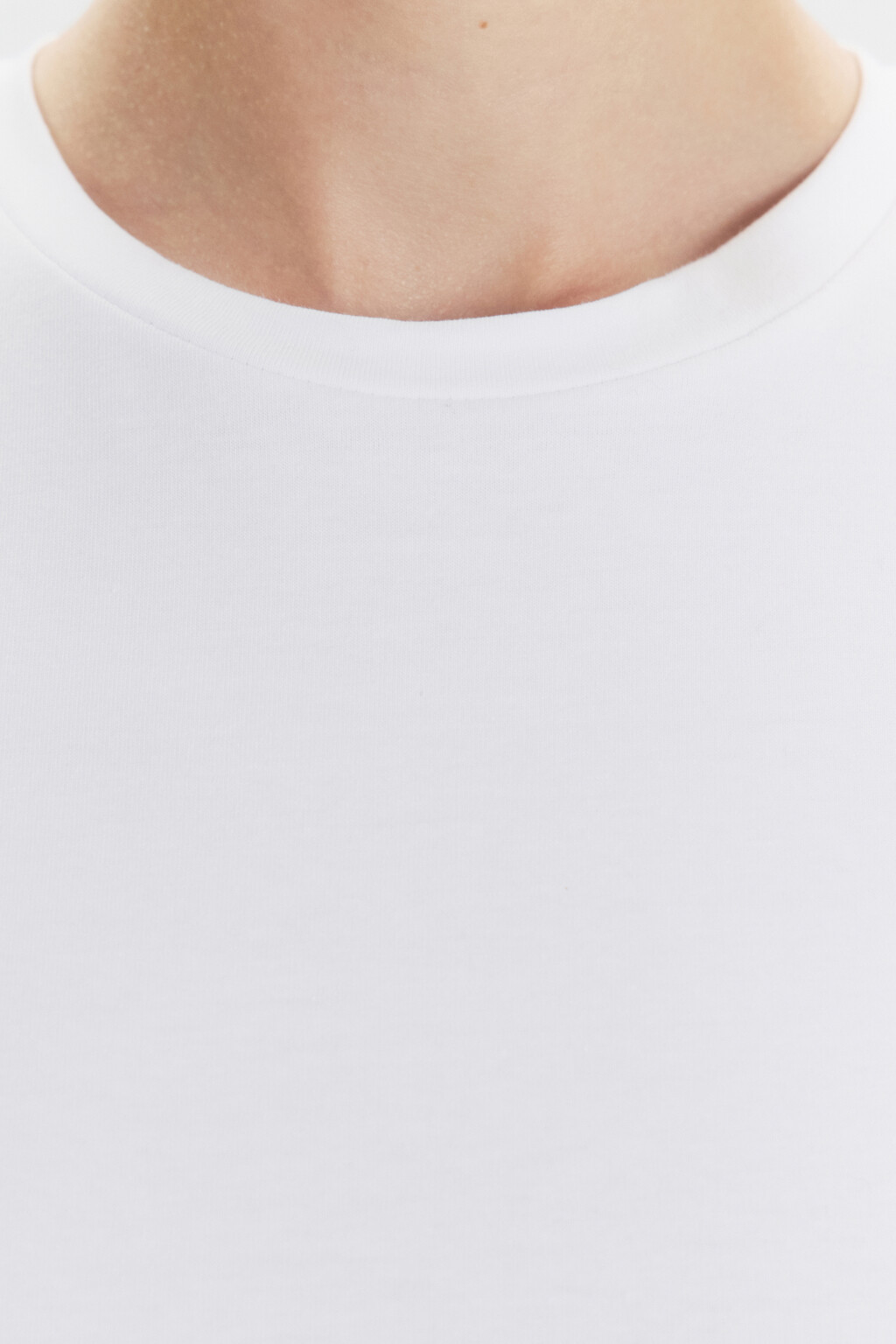 Футболка SLIM облегающая базовая - цвет белый - 6