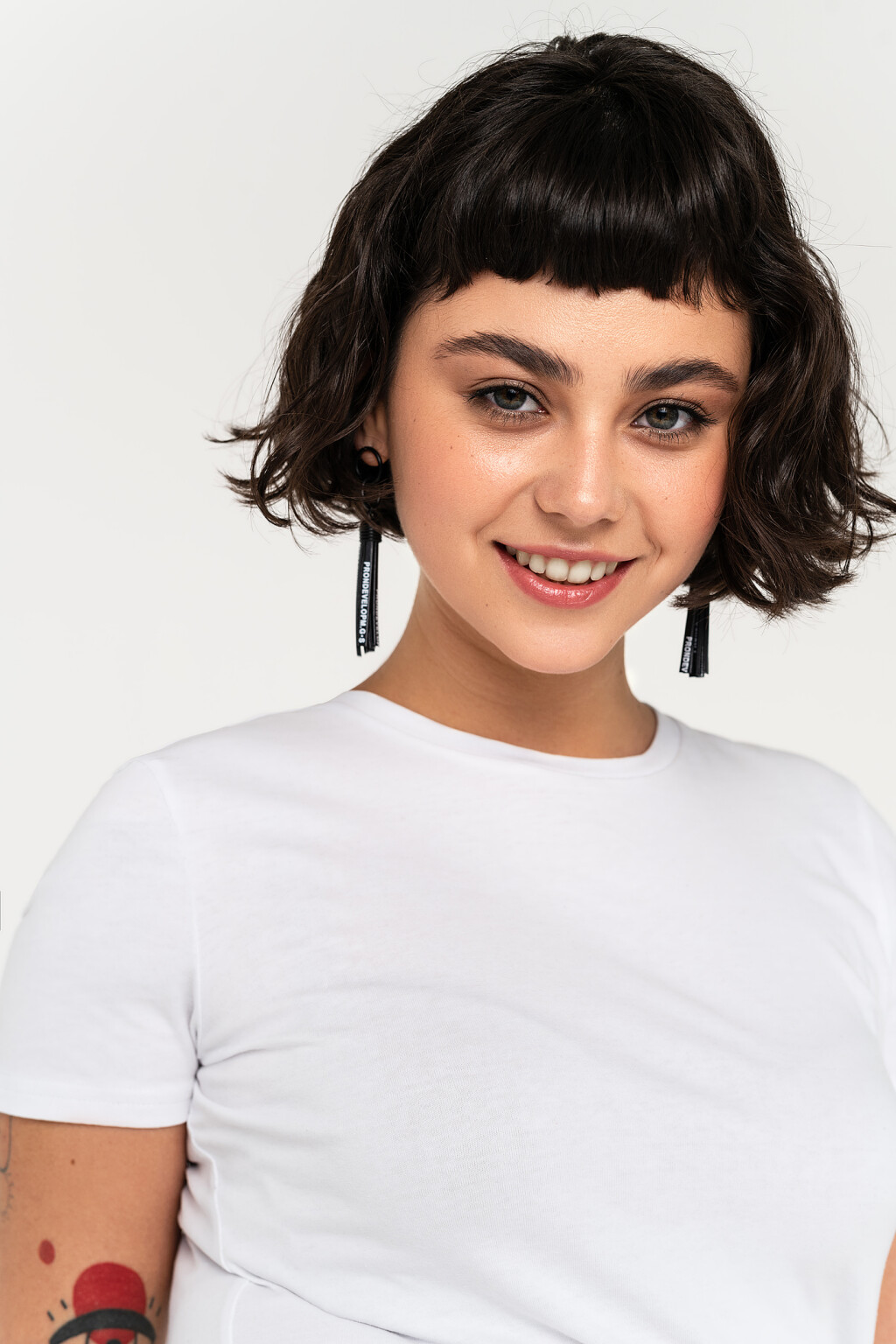 Футболка хлопковая базовая с коротким рукавом - цвет белый - 2