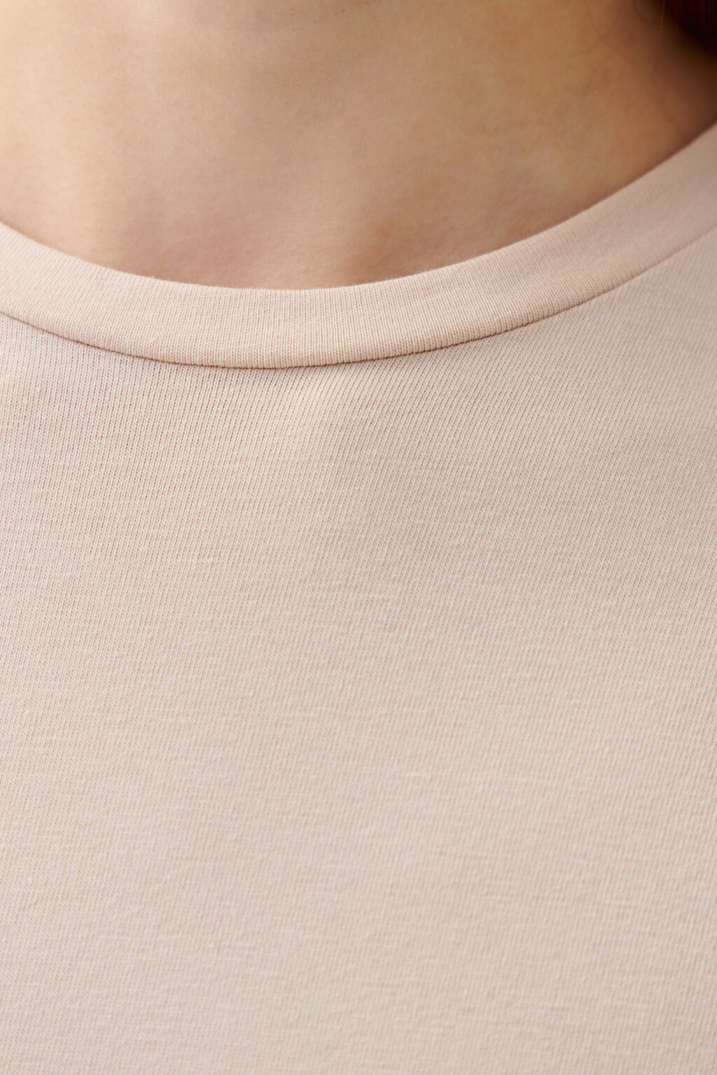 Футболка базовая укороченная - цвет бежевый - 5