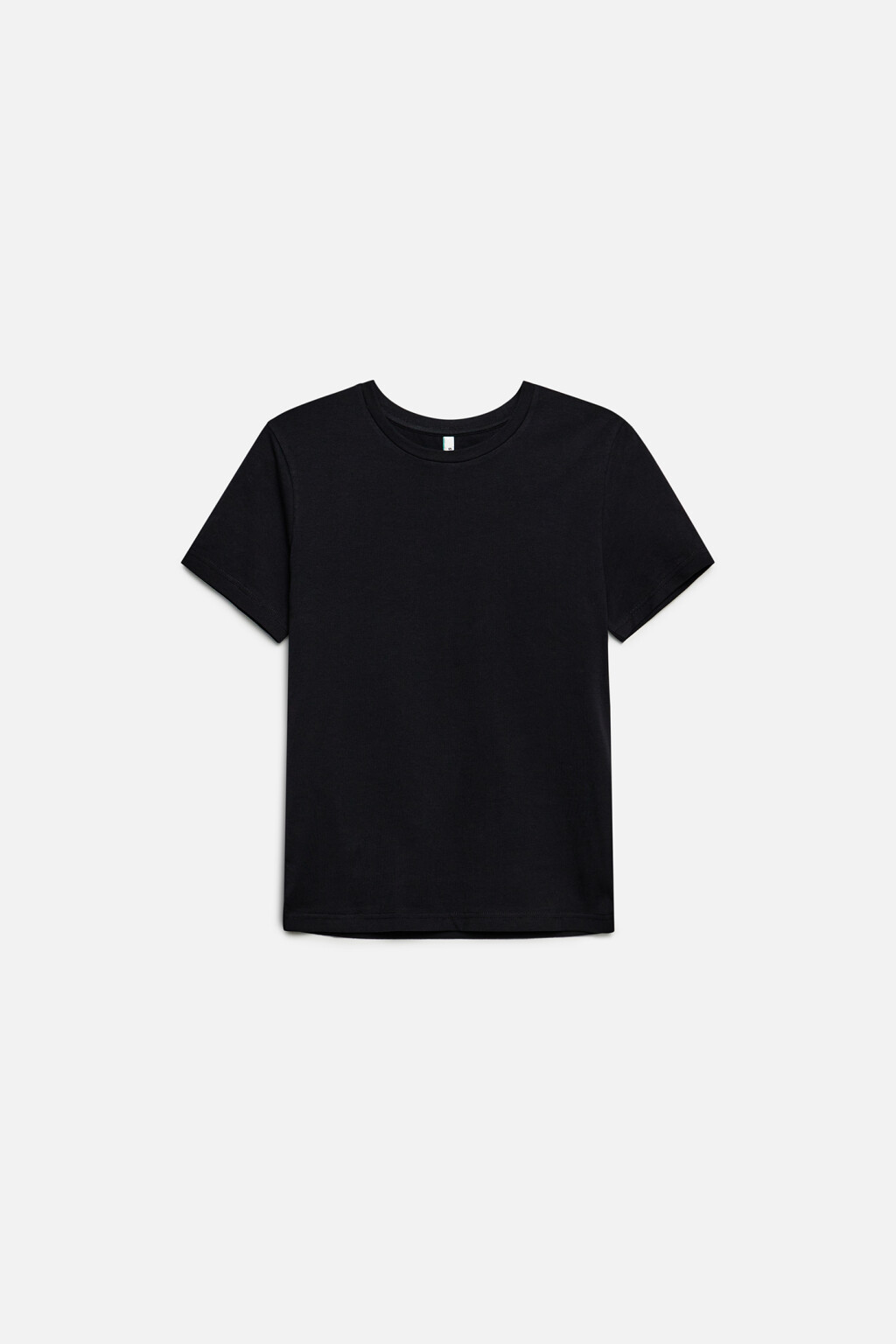 Футболка SLIM хлопковая базовая - цвет черный - 6