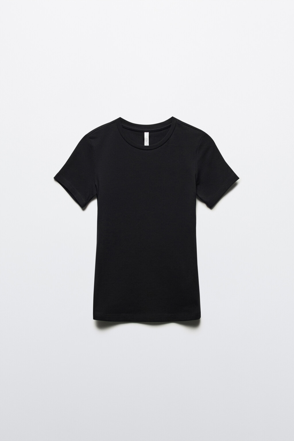 Футболка базовая облегающая - цвет черный - 8