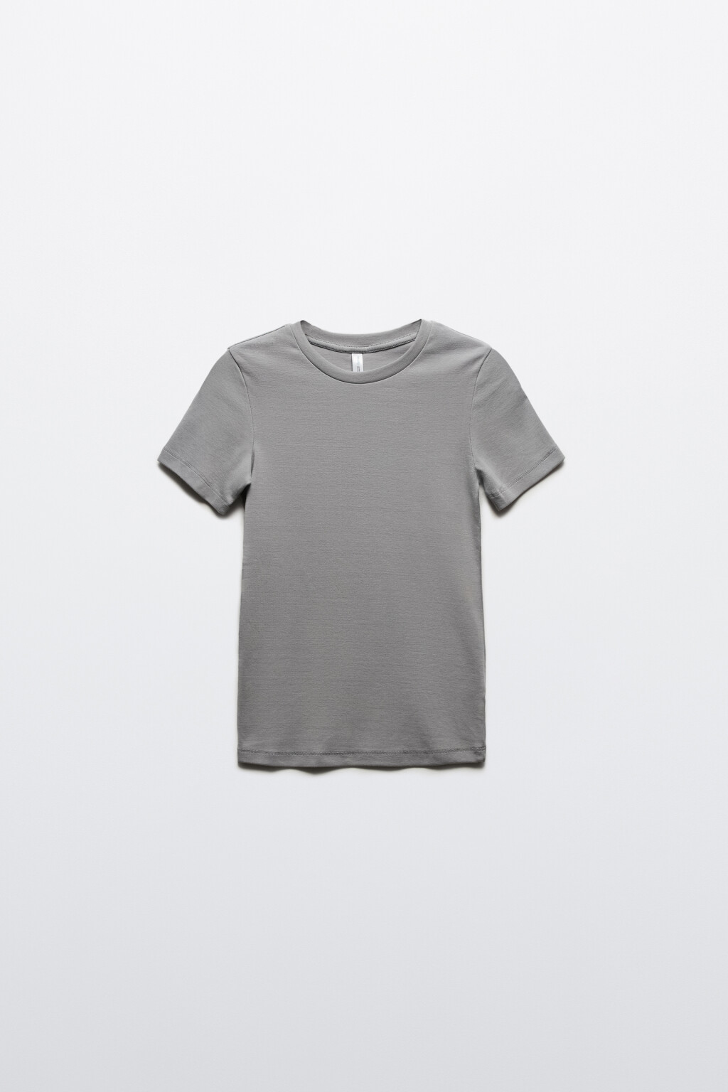 Футболка базовая облегающая - цвет серый - 7