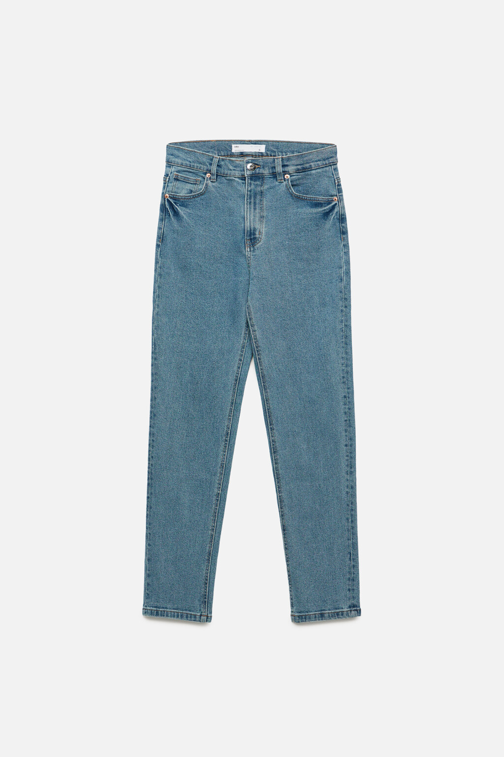 Джинсы STRAIGHT прямые со средней посадкой - цвет голубой - 9