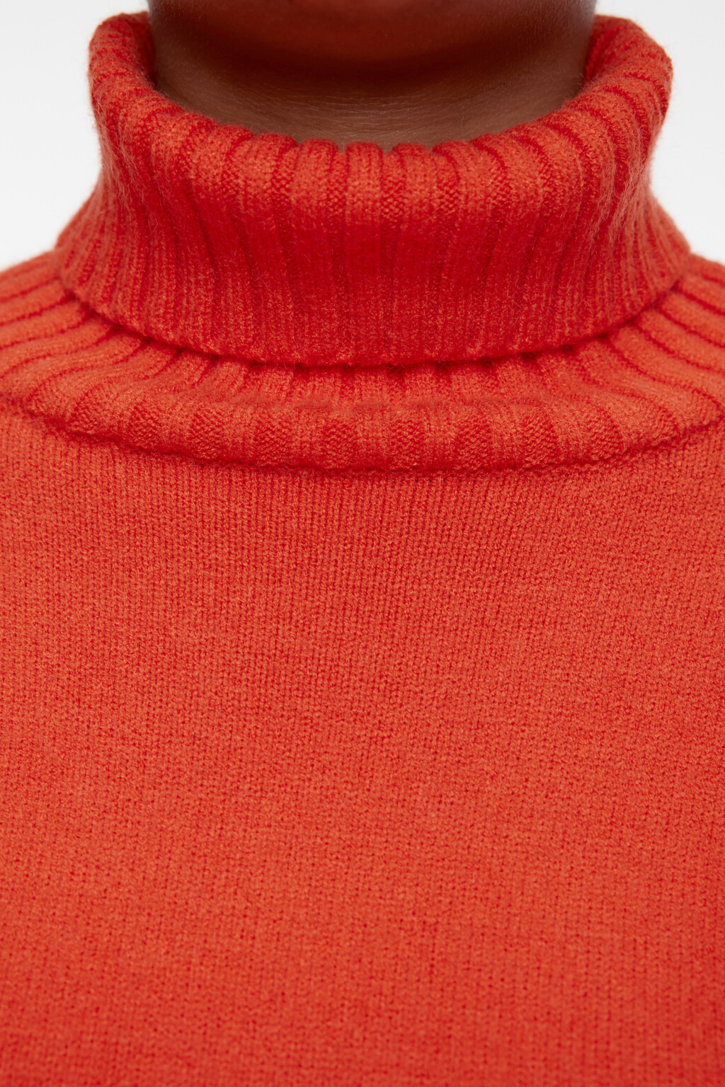 Свитер SWEATER свободный с боковыми разрезами - цвет оранжевый - 6