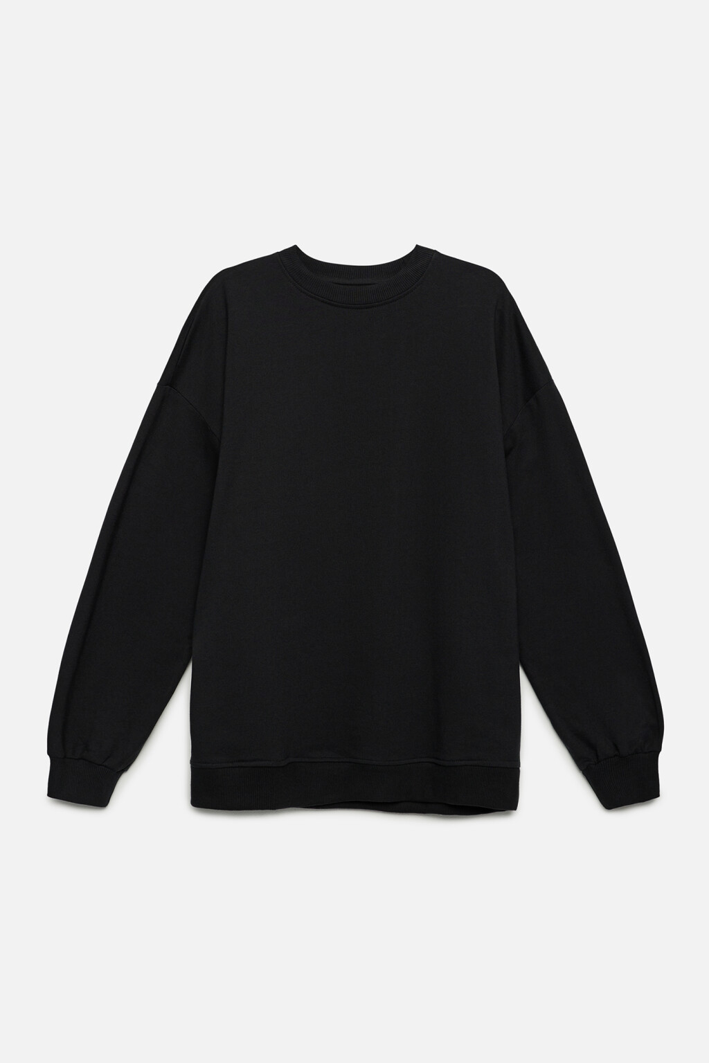 Свитшот SWEATSHIRT оверсайз базовый - цвет черный - 10