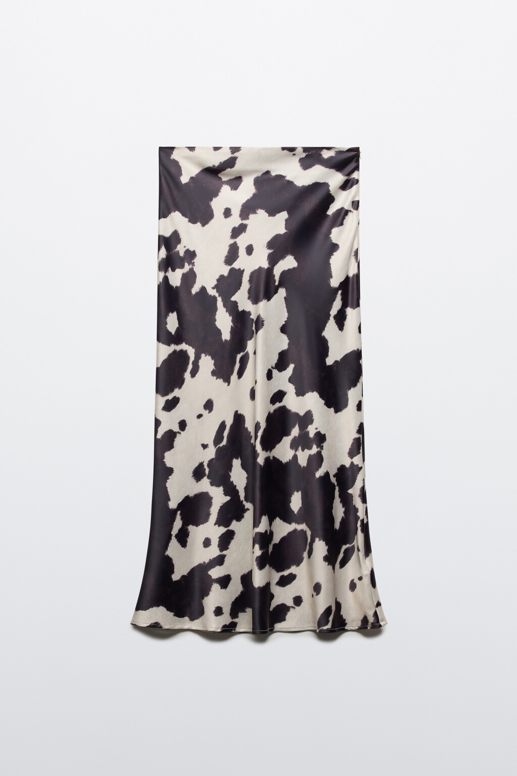 Юбка-годе макси атласная - цвет бежевый - 7