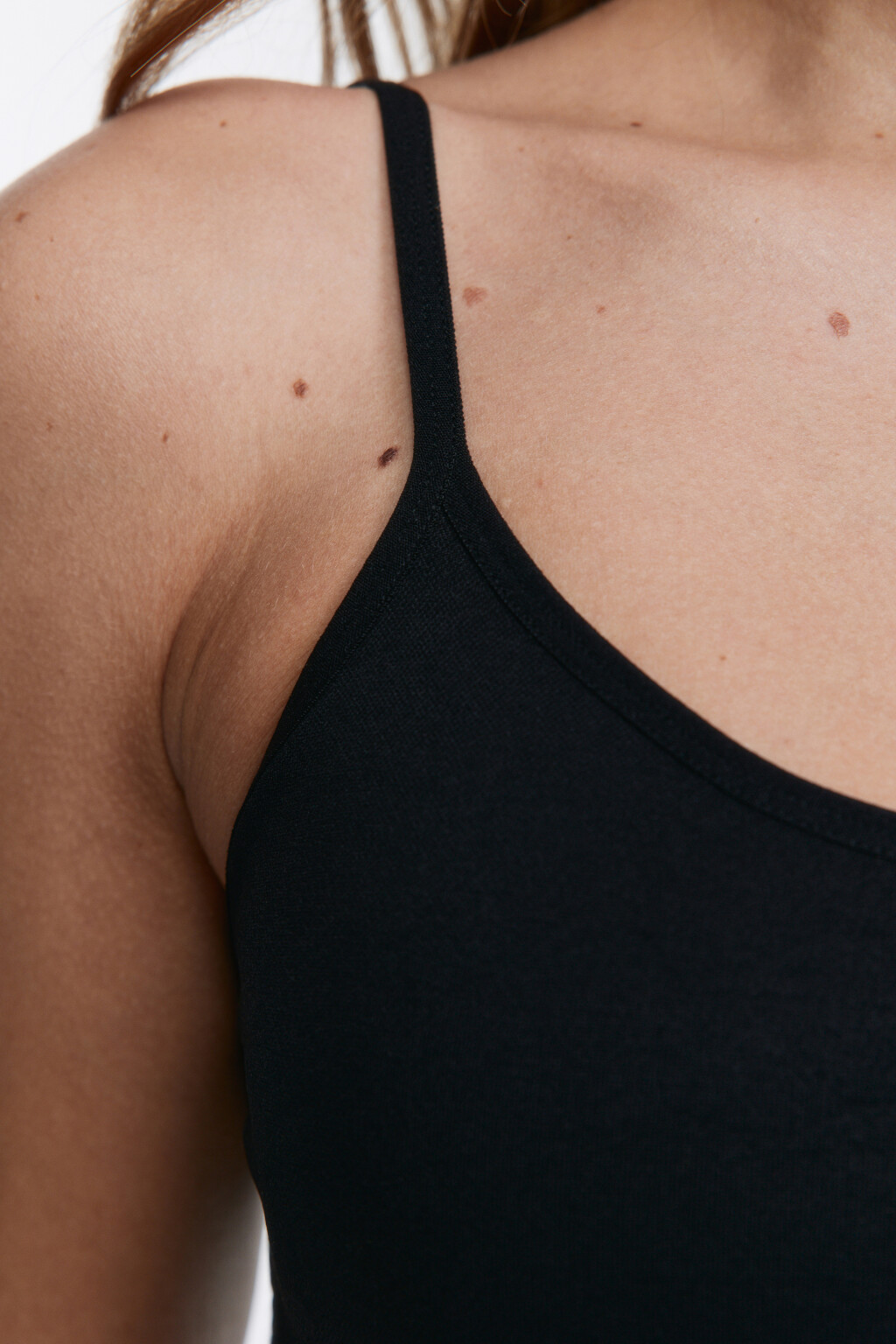 Топ-бюстгальтер спортивный бесшовный - цвет черный - 6