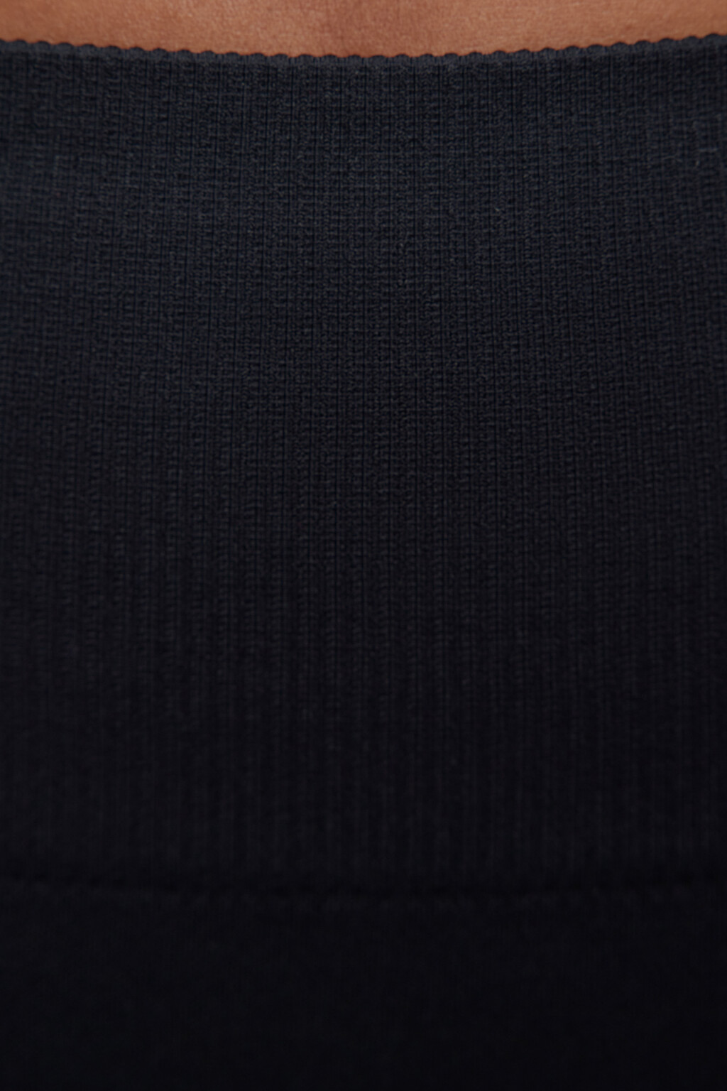 Шорты-велосипедки спортивные бесшовные с высокой посадкой - цвет черный - 5