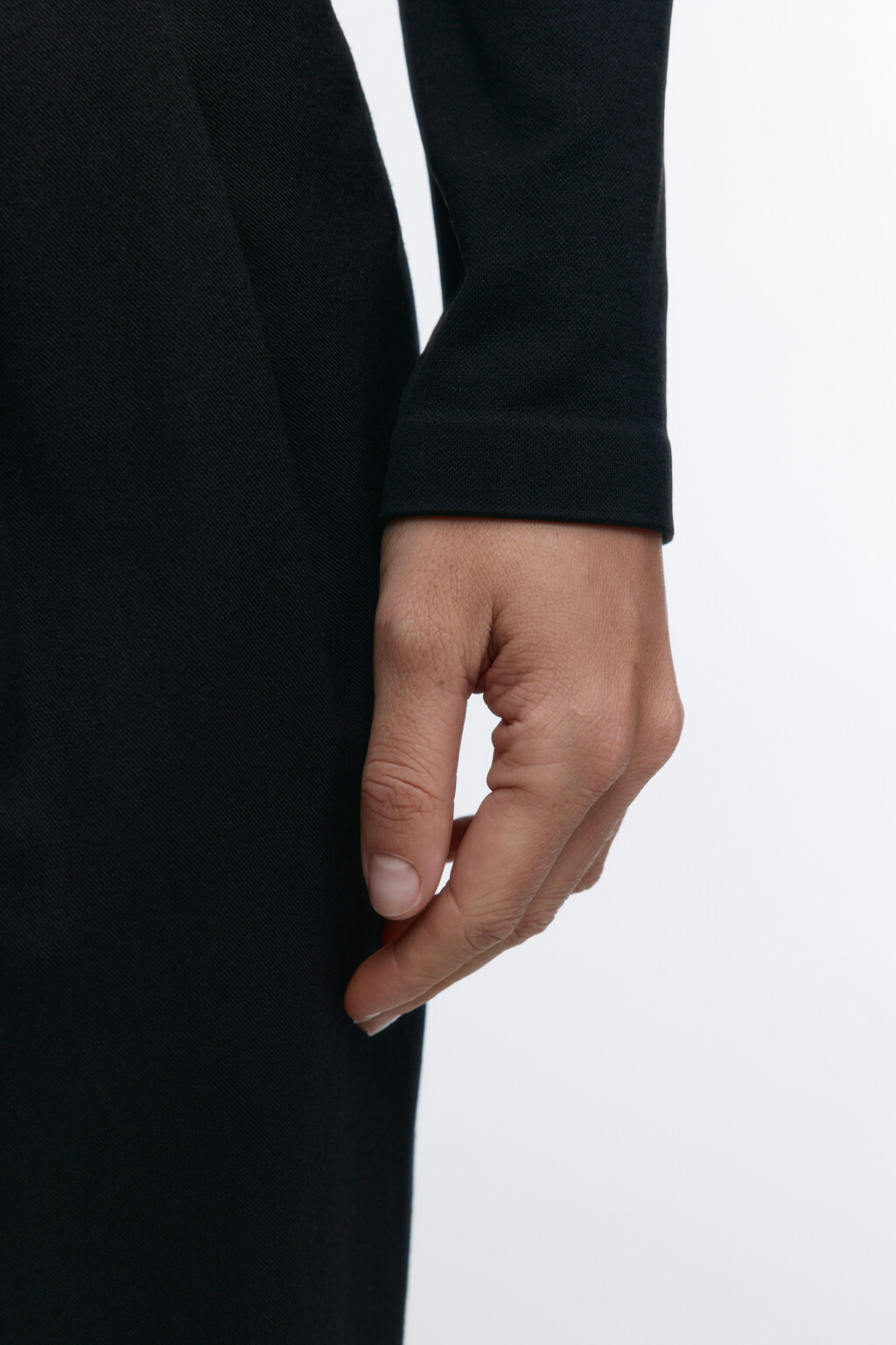 Лонгслив спортивный облегающий бесшовный - цвет черный - 7