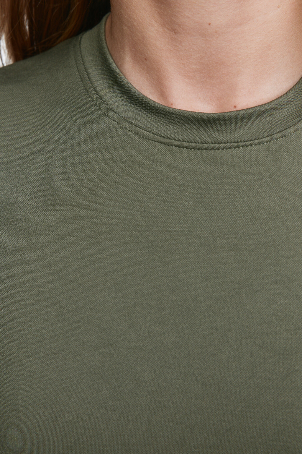 Топ-футболка спортивный бесшовный - цвет зеленый - 6