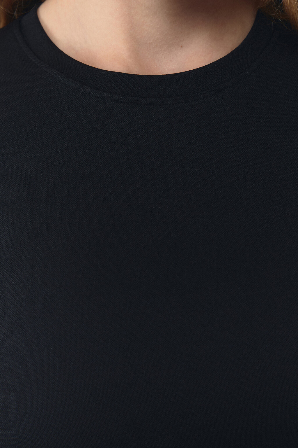 Топ-футболка спортивный бесшовный - цвет черный - 7