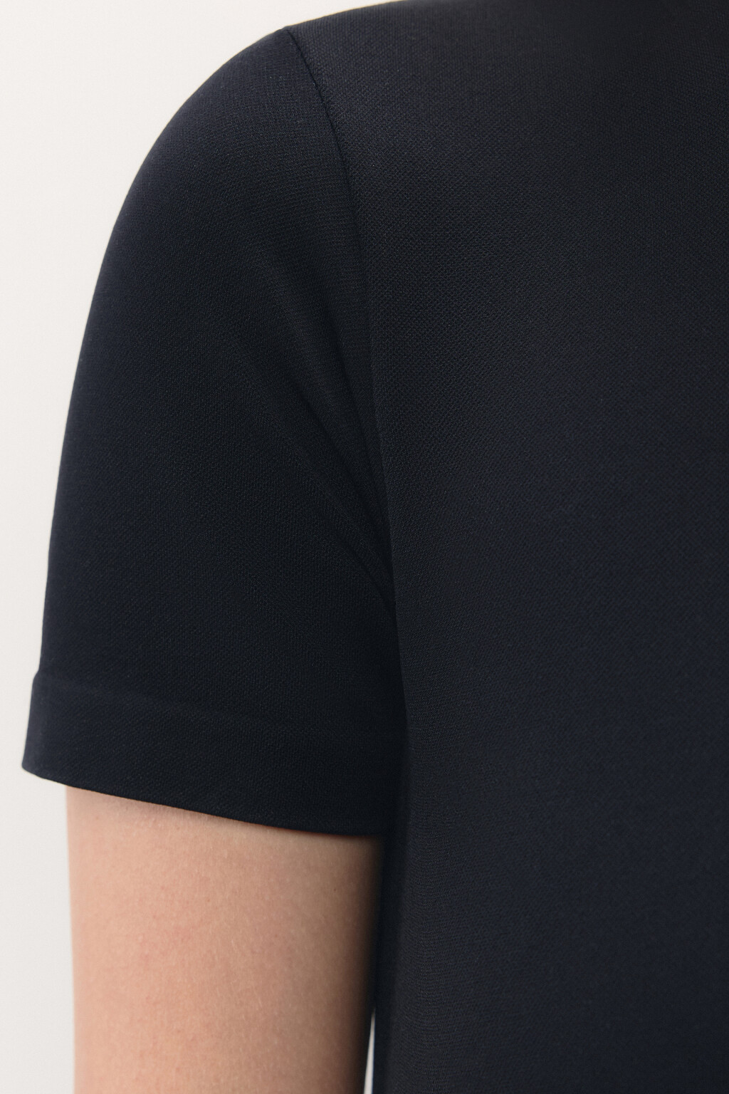 Топ-футболка спортивный бесшовный - цвет черный - 8