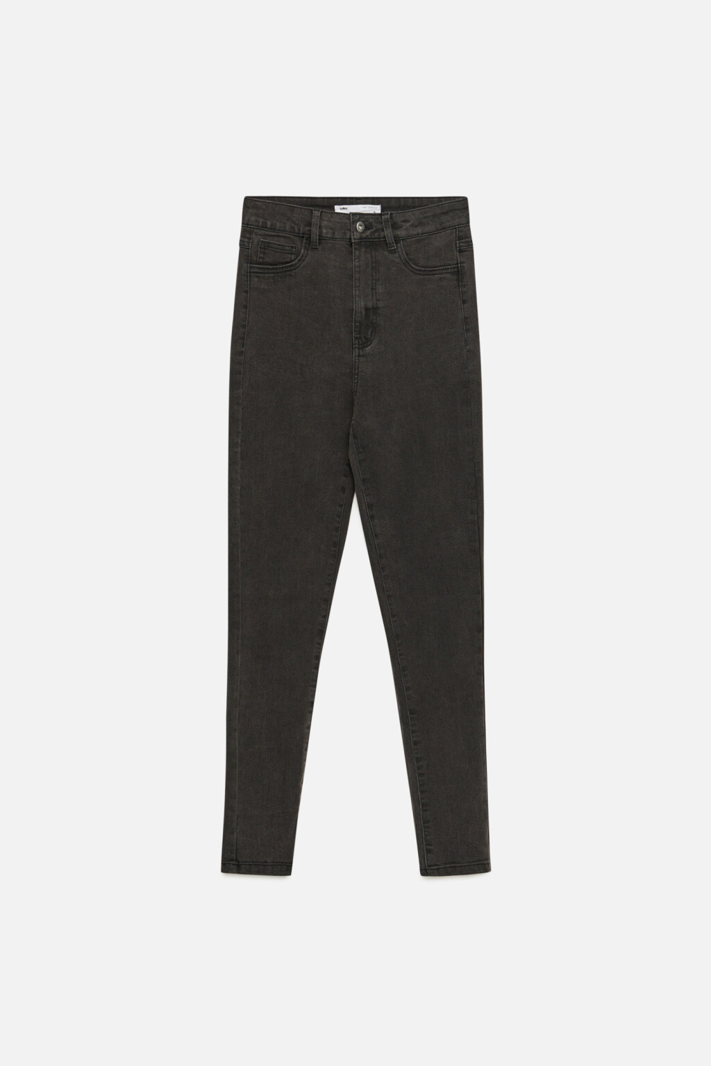 Джинсы skinny с высокой посадкой - цвет серый - 8