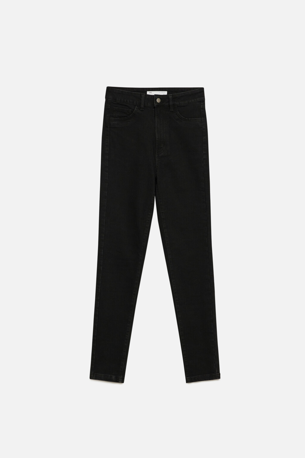 Джинсы skinny облегающие с высокой посадкой - цвет черный - 10