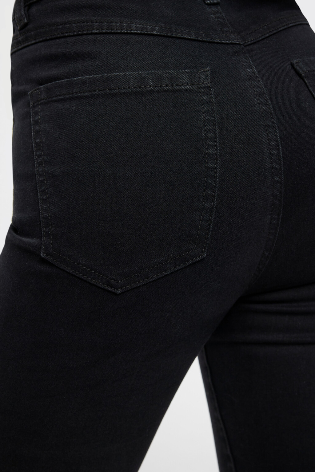 Джинсы skinny облегающие с высокой посадкой - цвет черный - 6