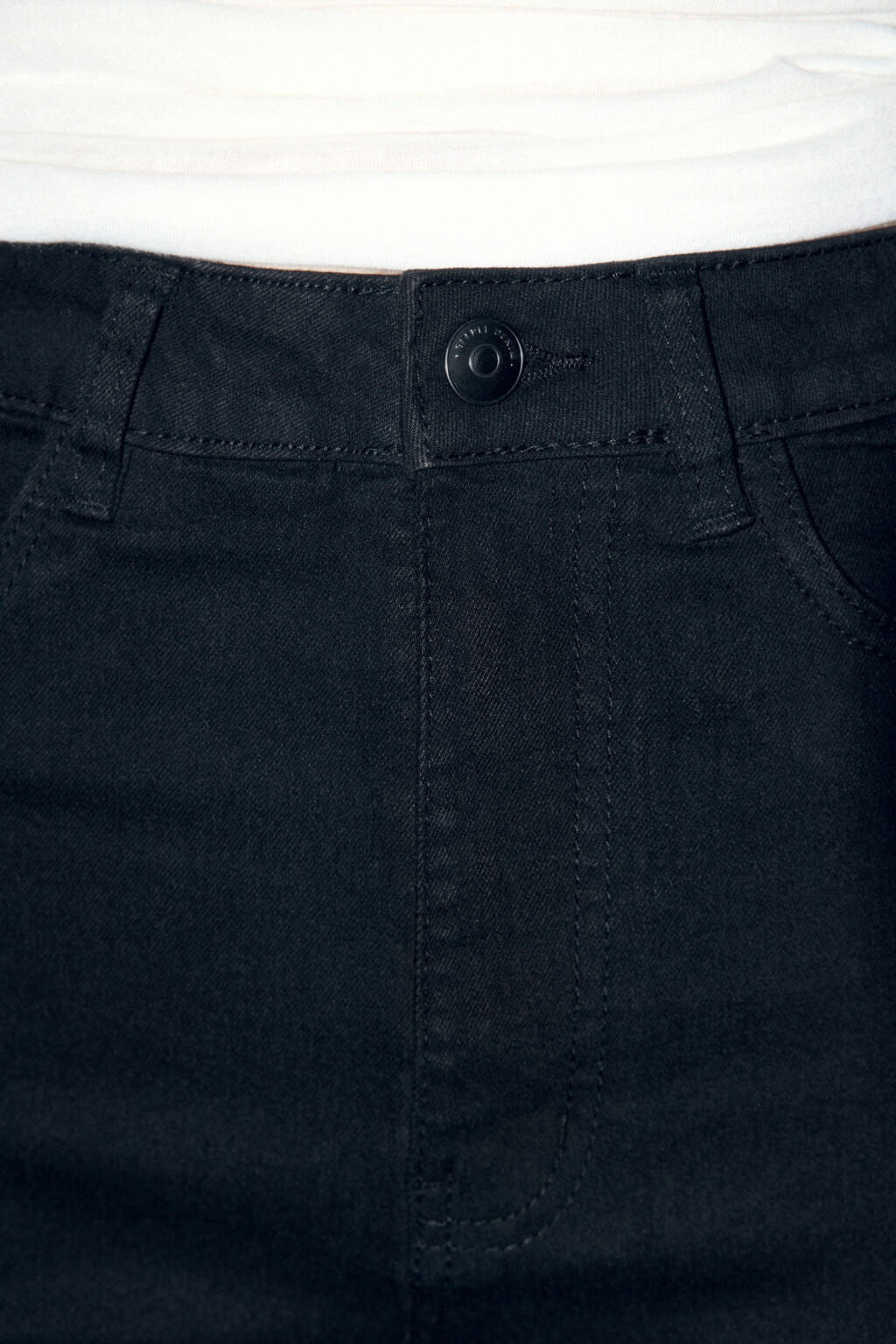 Джинсы skinny fit облегающие с высокой посадкой - цвет черный - 6