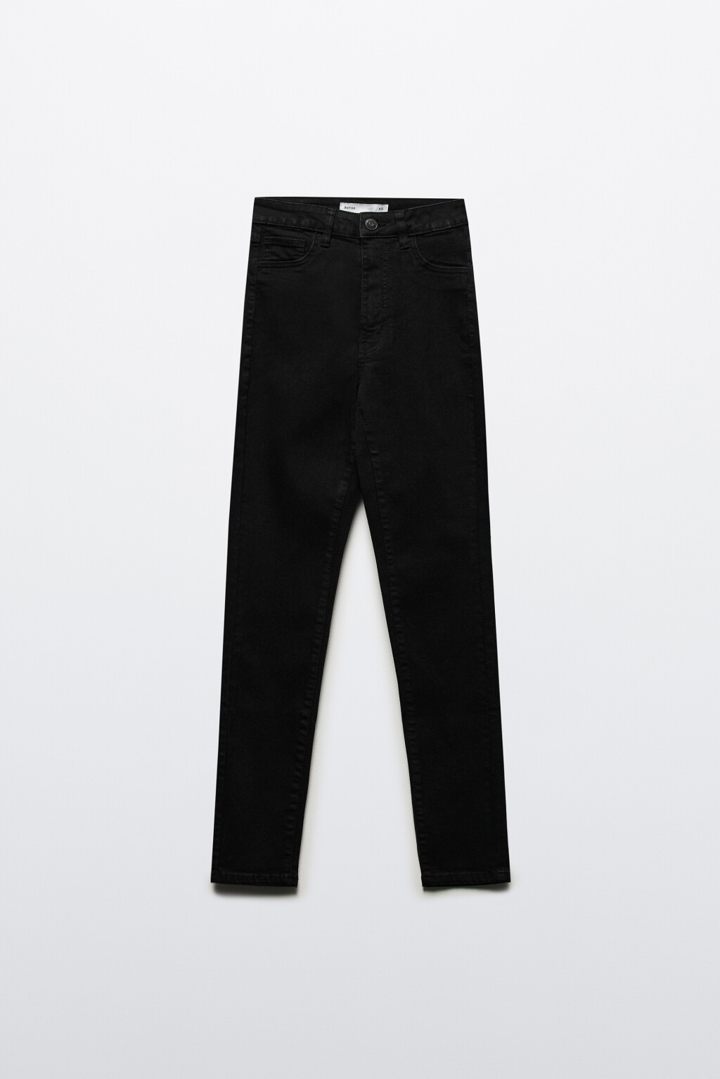 Джинсы skinny fit с высокой посадкой - цвет черный - 4