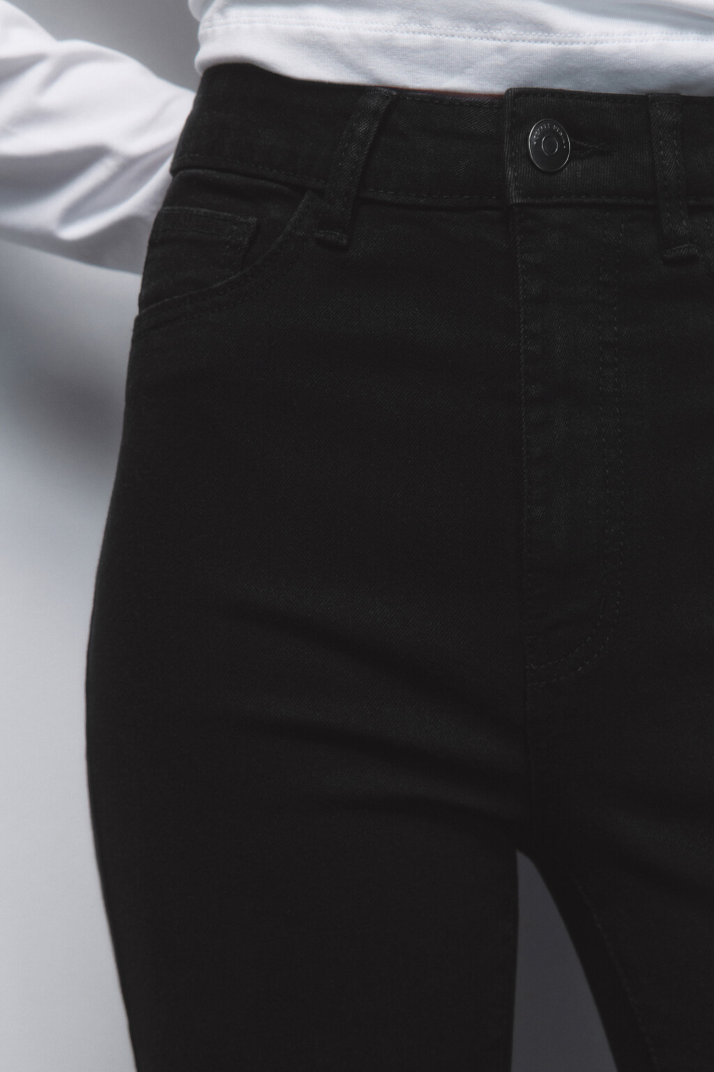 Джинсы skinny fit с высокой посадкой - цвет черный - 7