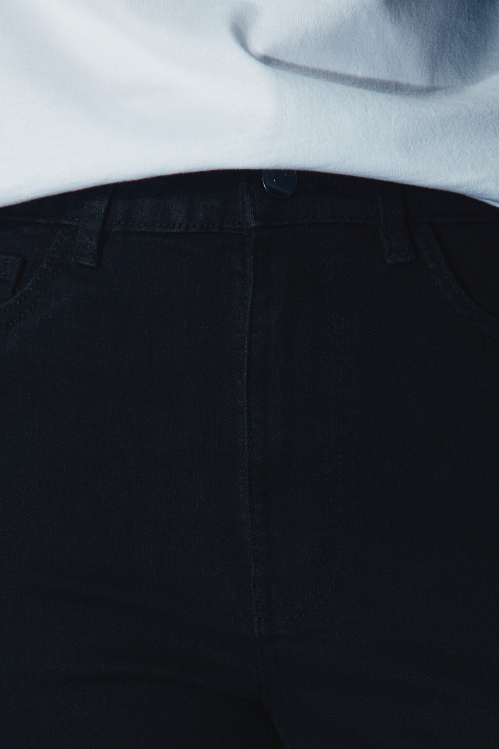 Джинсы облегающие с высокой посадкой - цвет черный - 5