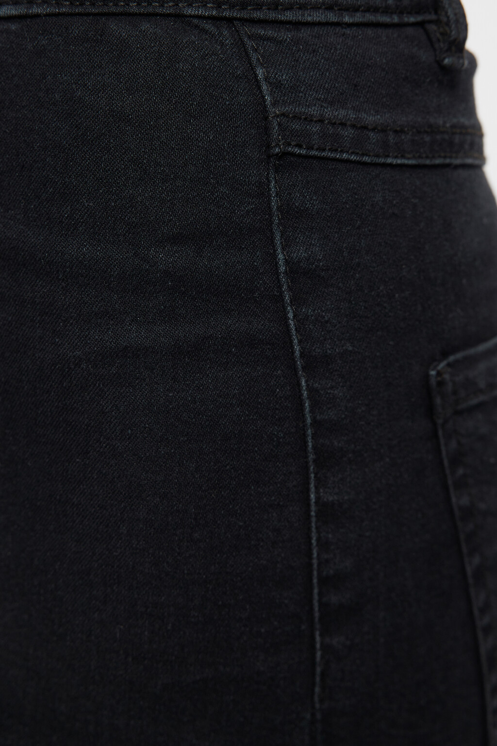 Джинсы skinny облегающие с высокой посадкой - цвет черный - 6