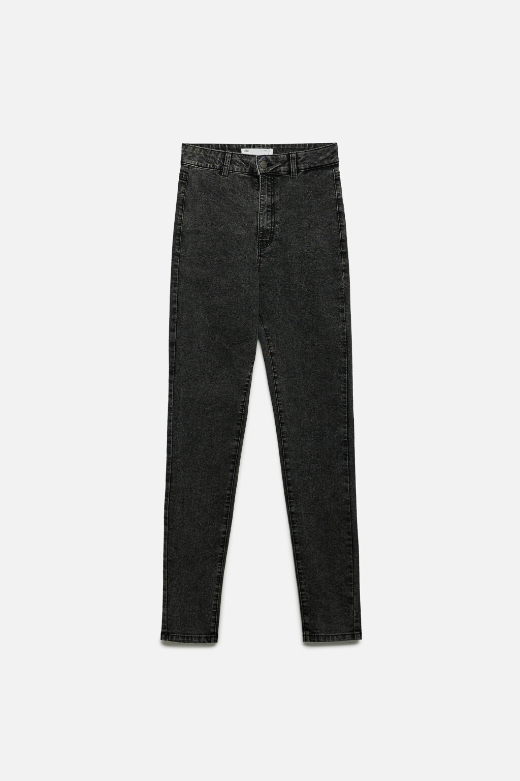 Джинсы skinny облегающие с высокой посадкой - цвет серый - 7