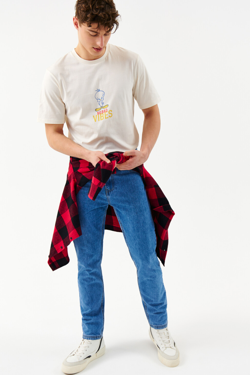 брюки джинсовые мужские - цвет голубой - 4