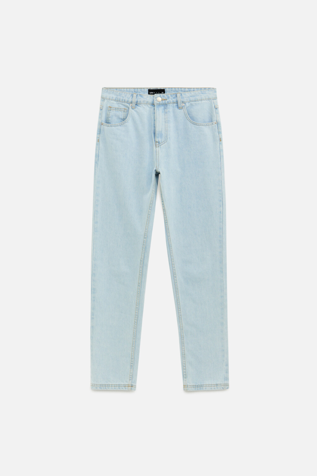 Джинсы slim со средней посадкой - цвет голубой - 7