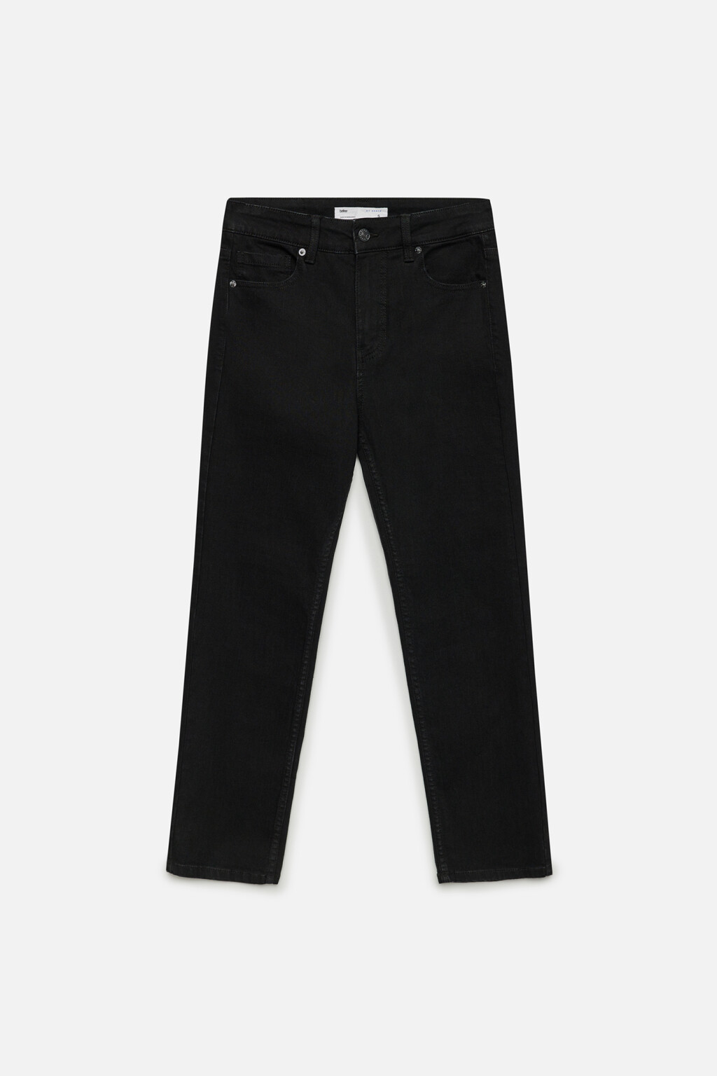 Джинсы slim зауженные со средней посадкой - цвет черный - 8