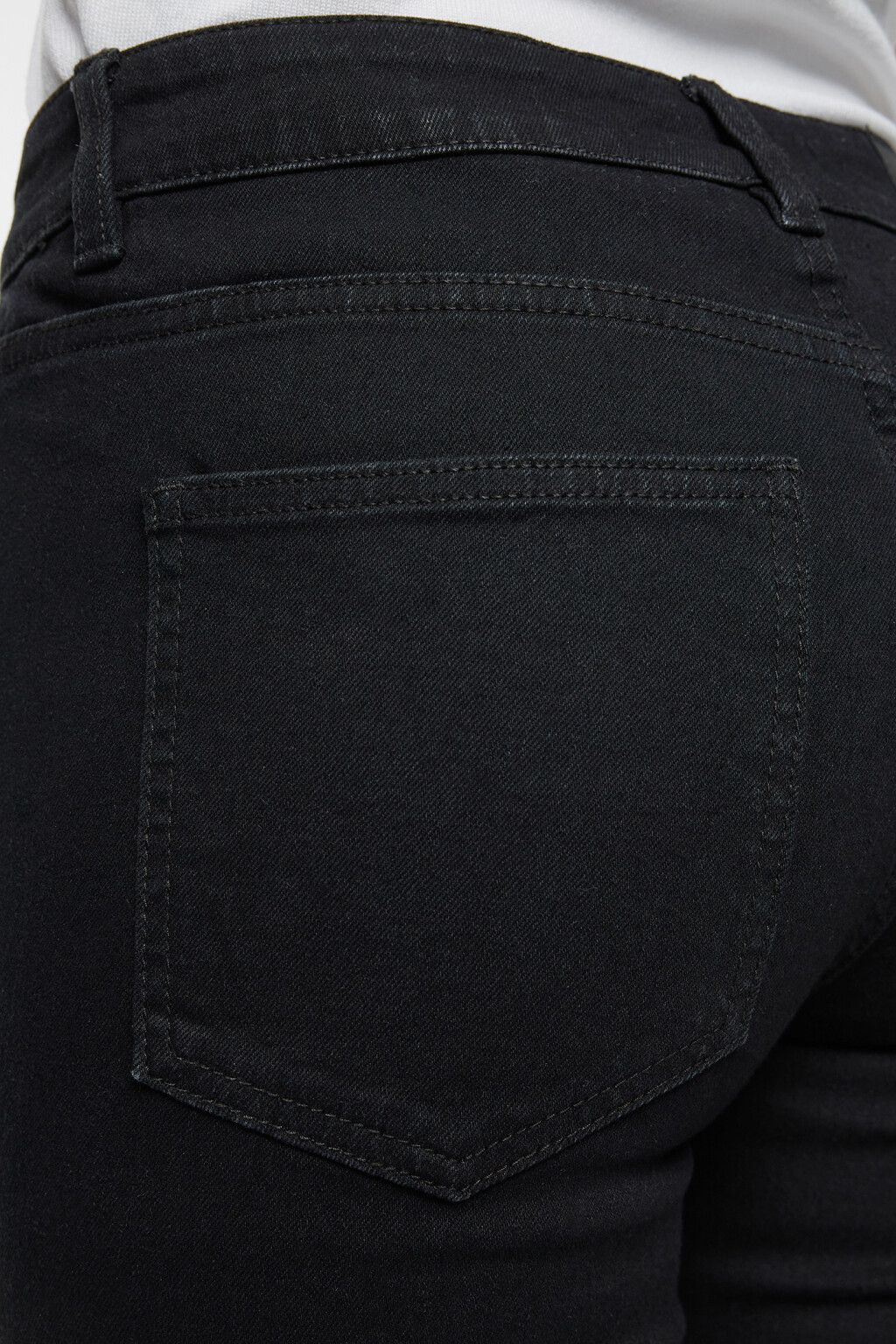 Джинсы slim зауженные со средней посадкой - цвет черный - 7