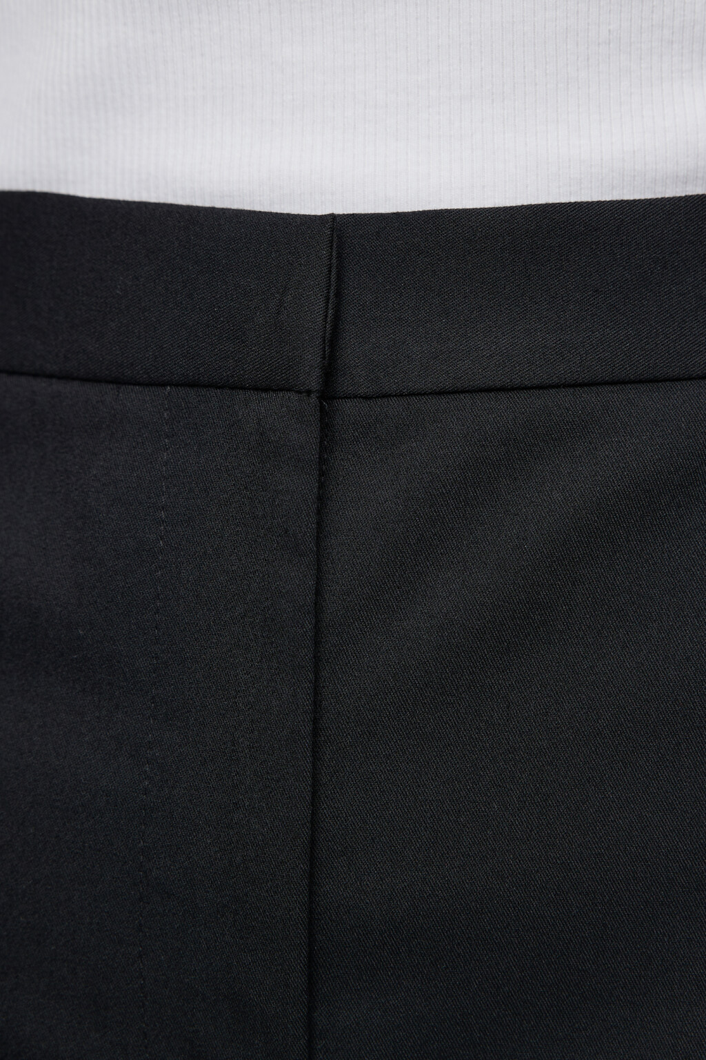 Брюки-чинос костюмные с высокой посадкой - цвет черный - 6