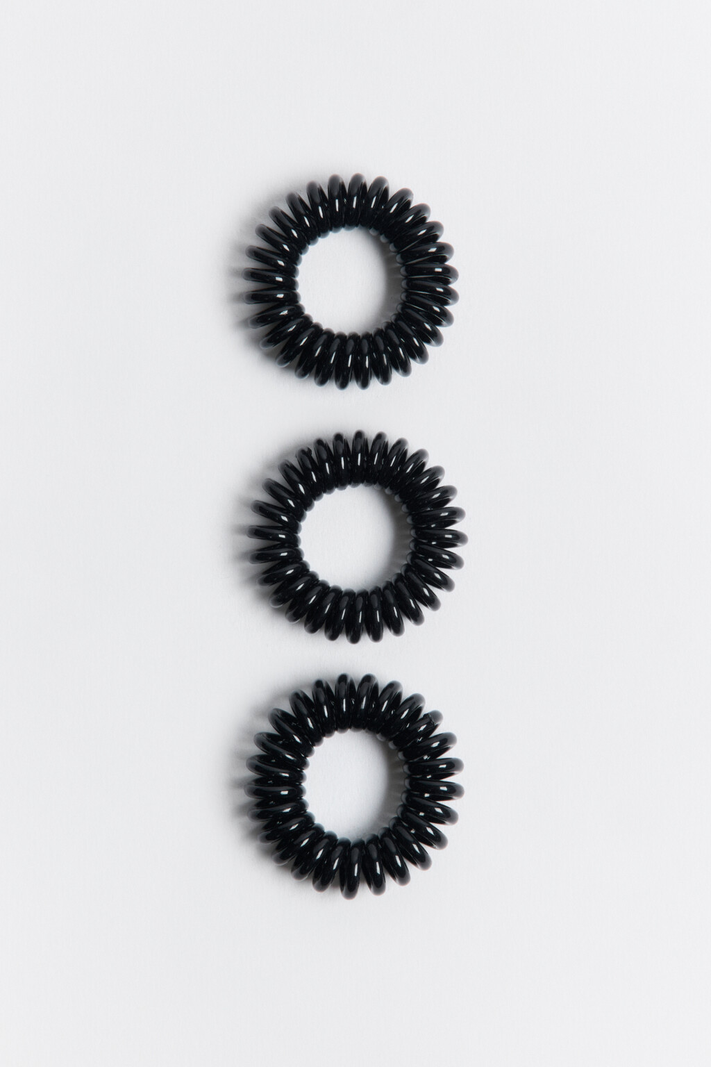 набор резинок для волос женский - цвет черный - 1