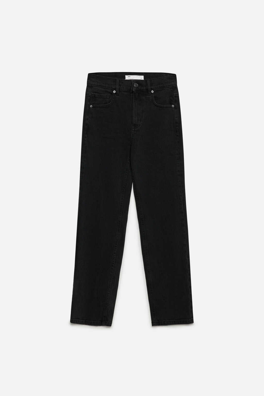 Джинсы STRAIGHT прямые со средней посадкой - цвет черный - 7