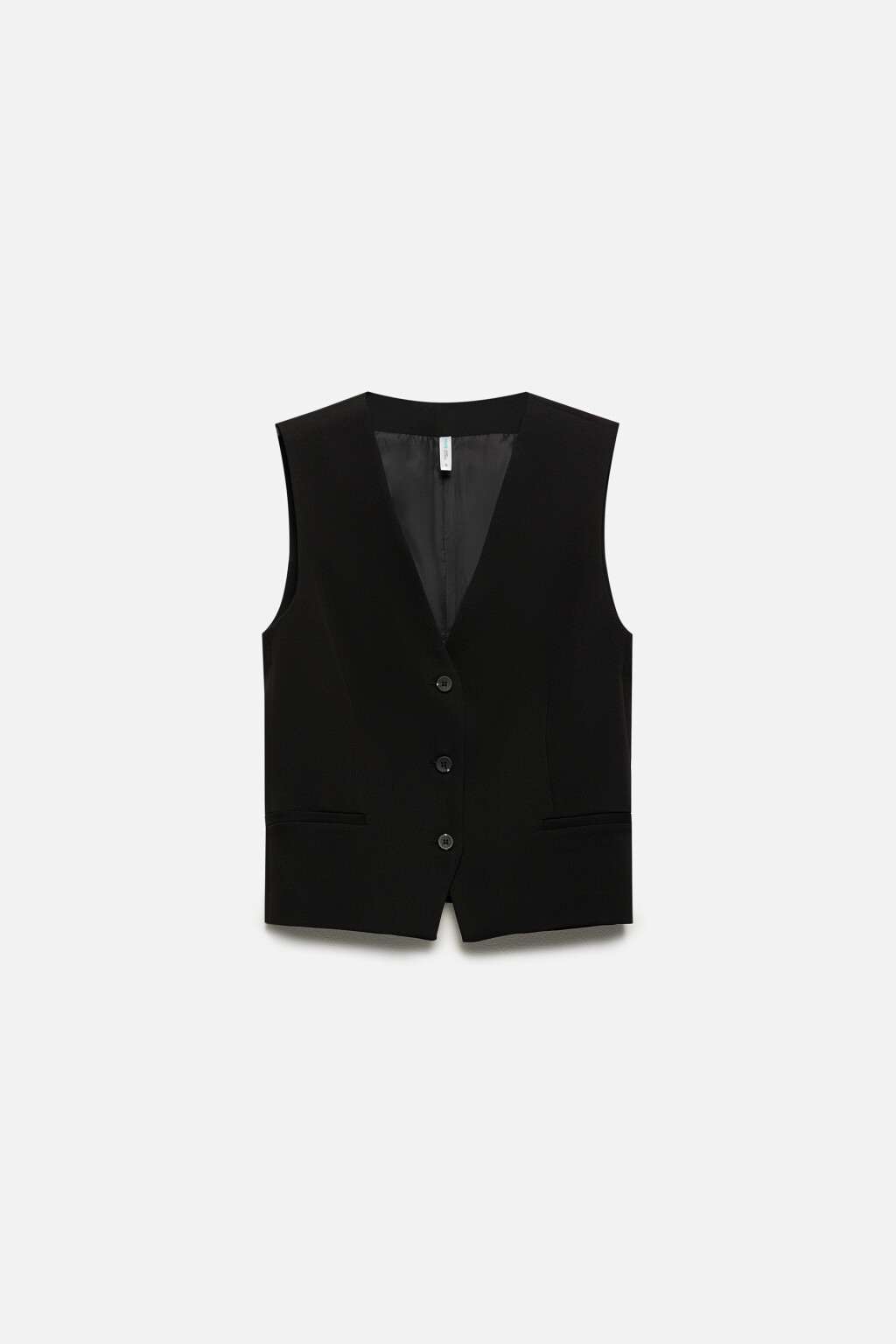 Жилет костюмный классический - цвет черный - 9