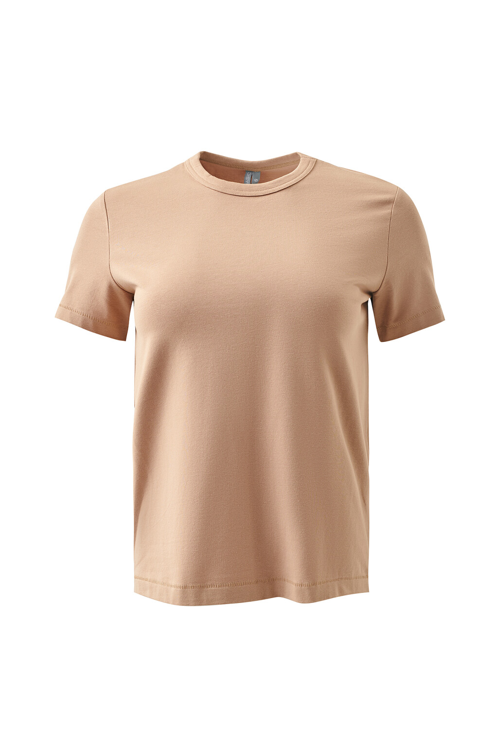 футболка хлопковая прямого кроя - цвет бежевый - 7