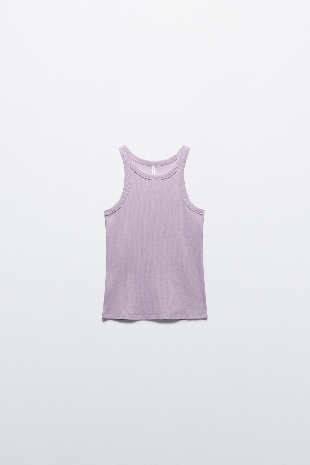 Майка TANKTOP облегающая в рубчик - цвет сиреневый - 7